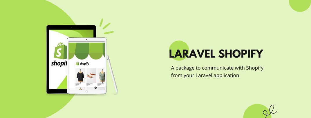 Communicate with Shopify API from your Laravel application. cover image
